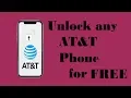 Unlock At T - Free Unlock AT T Carrier Network Locked Phone