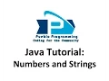 Java Tutorial Numbers and Strings