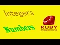 Ruby Programs Part-01 Integers Data Type Numbers