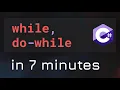 WHILE DO-WHILE Loops in C Programming Hindi