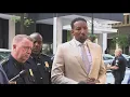 Mayor Andre Dickens APD chief speak on Peachtree Center shooting confirm shooter is convicted fel