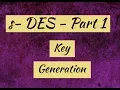 S-DES Encryption Simplified data encryption standard S-DES - Key Generation