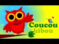Coucou hibou 🦉🦉🦉 Petites comptines pour bébé avec paroles