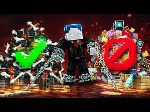 Video Thumbnail: NUR 1% DER MINECRAFT ITEMS SIND ERLAUBT (SPAWN = NETHER...)