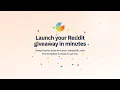 How to Run a Reddit Giveaway with Gleam Free Template