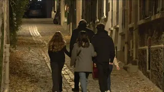 Images Relatives visit Sarkozy ahead of his transfer to prison AFP