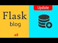 Python Flask Tutorial Update records in database with Forms Flask crash course for beginners