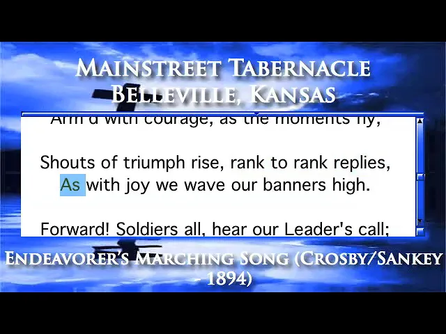 Endeavorer's Marching Song (Crosby/Sankey - 1894) - Piano Version