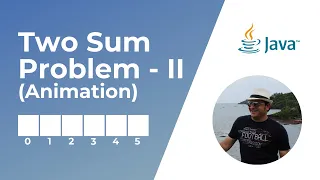 LeetCode Two Sum II Animation Facebook Coding Interview LeetCode Two Sum Java