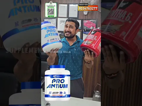 Rc Pro Antium VS Syntha-6 | #shorts #supplementsvilla #bodybuilding #youtubeshorts