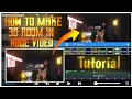 How To Make 3D Room In Node Free Fire 3D Room Tutorial