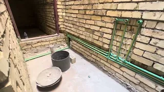 تأسيس ماء بيت مساحه ١٠٠ متر خلاطات تسكا وغربي تسكا دفن دندنها
