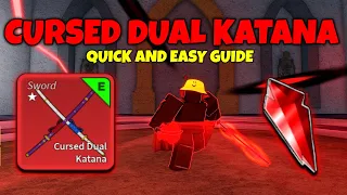 Download How To Get Cursed Dual Katana (CDK) Fast \u0026 Easy | Blox Fruits MP3