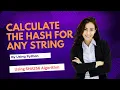 SHA256 Algorithm Calculate hash value using sha256 algorithm BeingAProgrammer Calculate Hash