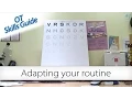 OT skills guide Adapting your routine