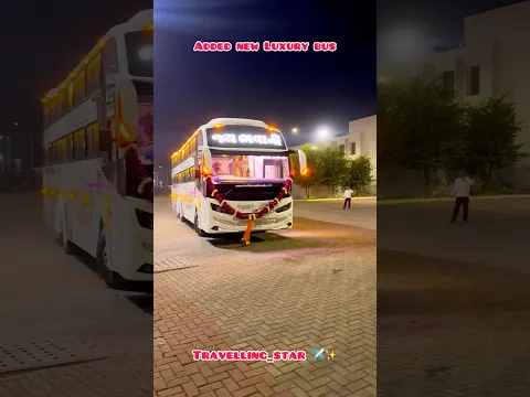 Congratulations bhavani Travels Added 2 New Sleeper luxury bus Surat l luxury bus #reels #viral #bus