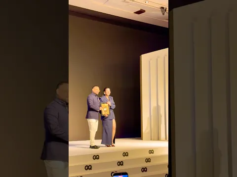 @JasmineSandlasOfficial receiving THE MOST INFLUENTIAL YOUNG INDIAN AWARD 2026 at ​⁠@GQVideos