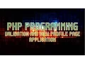 PHP MYSQL Tutorial Part 16 - Validation and View Profile Page Application