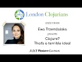 Clojure That s a terrible idea by Ewa Trzemzalska