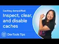 Caching demystified Inspect clear and disable caches