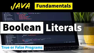 Java Boolean Literal Program JAVA Basic Programs Core Java Programs with Output