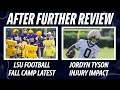 Replacing Jordyn Tyson Saints PFF Grades LSU Fall Camp