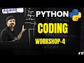 Python in Kannada Coding Workshop - 4 Complete Basics to Mastery Series