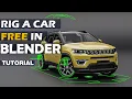 Blender Tutorial - Rigging a Car FREE in Blender Easy Beginner Tutorial