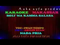 Download Lagu Karaoke Makassar Boli`Ma Kamma Salasa ||Iwan Tompo / Nada Pria Tanpa Vocal + Lirik