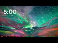Download Lagu ⏳ 5-Minute Relaxation Timer | Starry night Calming Music \u0026 Soothing Sounds for Stress Relief \u0026 Focus