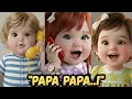 Papa Papa! 🥺 | Cutest Baby Talk Moments You’ll Love 😂 | Try Not To Laugh