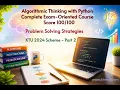 Algorithmic Thinking with Python KTU 2024 Scheme Problem Solving Strategies Part 2