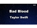 Download Lagu Bad Blood - Taylor Swift Karaoke【With Guide Melody】