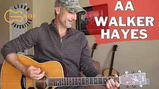 AA - Walker Hayes - Guitar Lesson | Tutorial