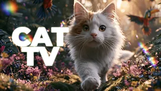 🐱 10 Hours of Cat TV 🐦 Calming Birds & 🐠 Ocean Fish Swimming | Relaxing Music for Cats