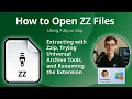 How to Open ZZ Files ZZ Compressed Archive
