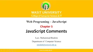 3 JavaScript Comments
