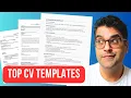 The 3 BEST CV templates all free - from a Cambridge University Careers Pro