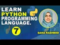 Python Full Course Control Python for Beginners Lecture 7