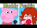 Friday Night Funkin' VS Peppa Pig | Muddy Puddles Funkin FULL WEEK + Cutscenes \u0026 Ending (FNF)