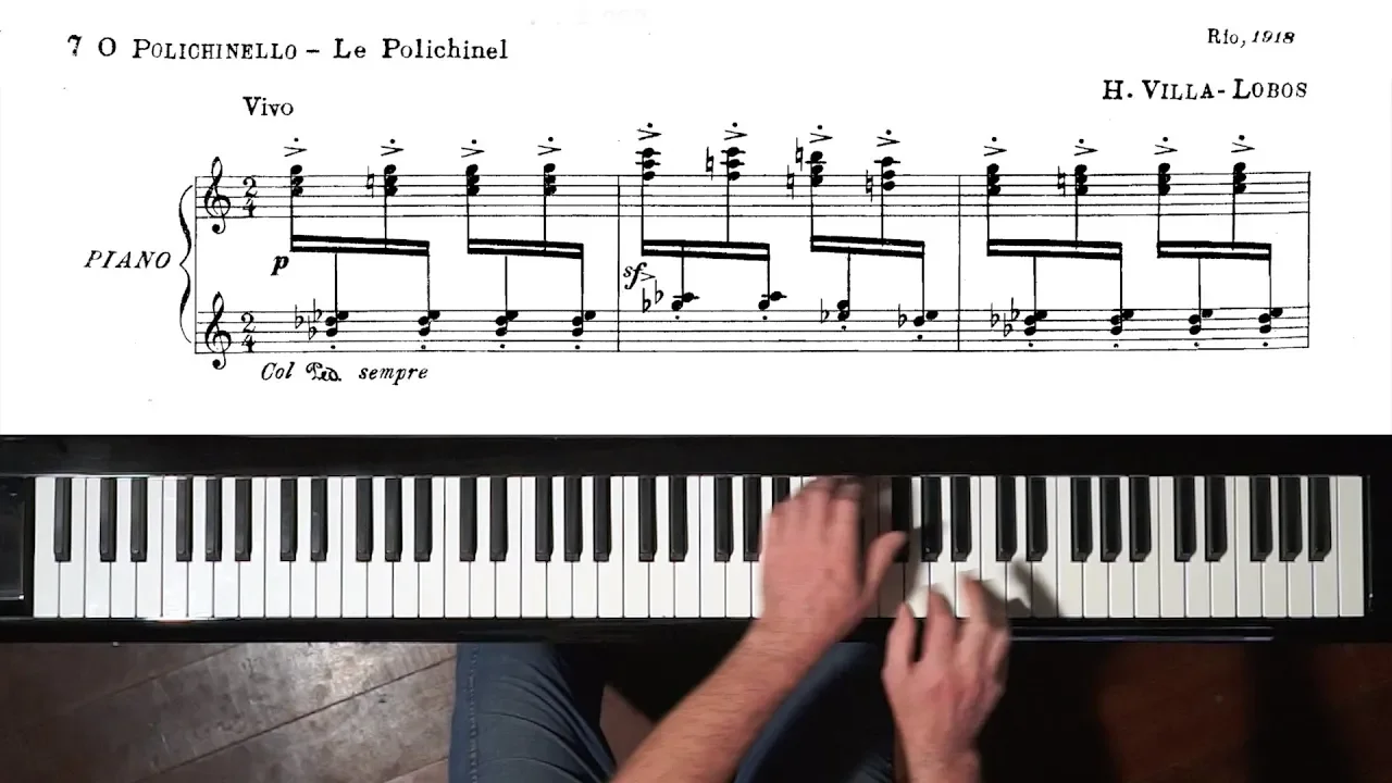 Villa-Lobos “O Polichinelo” Paul Barton, FEURICH piano