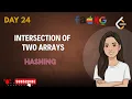 Intersection of Two Arrays Brute Force vs Hashing LeetCode 349