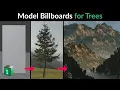 Creating a Realistic Forest in Blender using Billboards low poly Planes with tree images