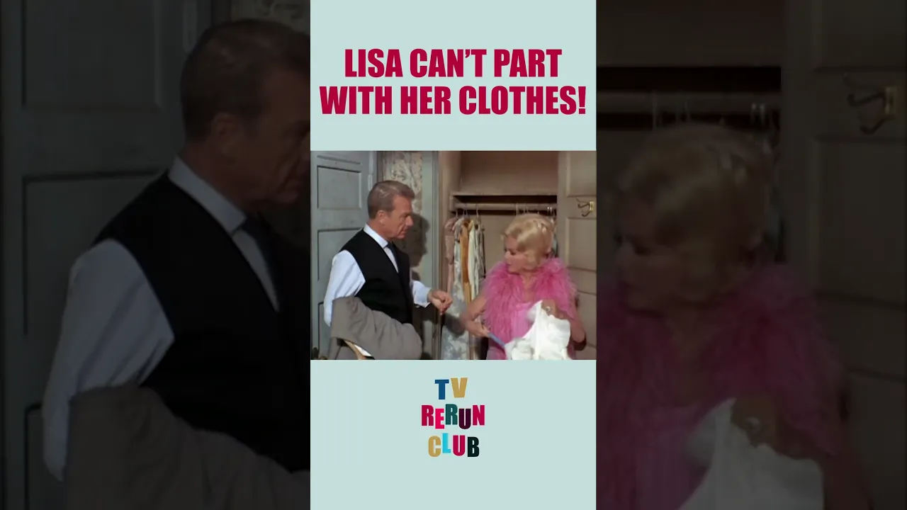 It's always the way when clearing out clothes! #TVRerunClub #GreenAcres #Sitcom