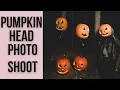 Pumpkin Head Photoshoot Tiktok Viral Trend Couples Photoshoot Pumpkin Carving Date Idea