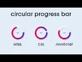How To Make Circular Progress Bar Using HTML CSS JavaScript Neomorphism Progress Bar