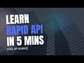 FREE APIS HOW TO USE RAPID API API TUTORIAL