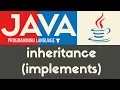 Interface Inheritance implements Java Tutorial 35