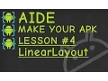 AIDE Lesson LinearLayout