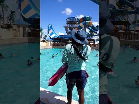 Watch how we train our guards 🫡 #training #waterpark #summer #micdup #fypシ゚viral